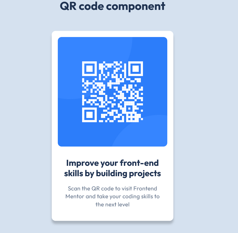 QR-code-component solution